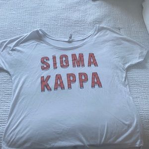 Sigma Kappa flow short sleeve shirt